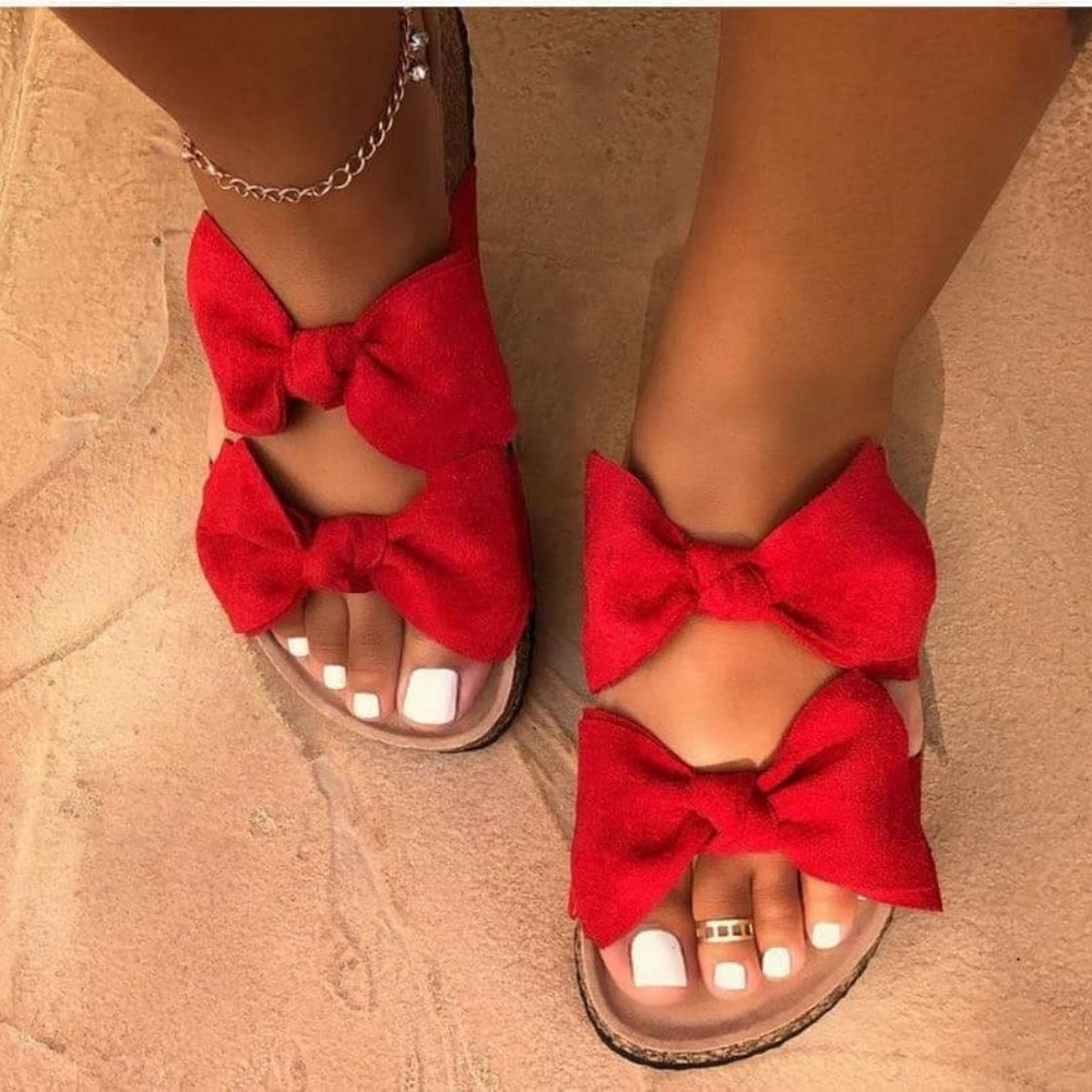 Double Bow Sandals